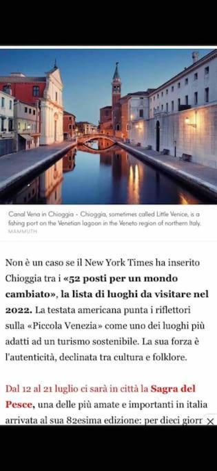 Ca Francesco Appartamento Contemporaneo Chioggia Eksteriør bilde